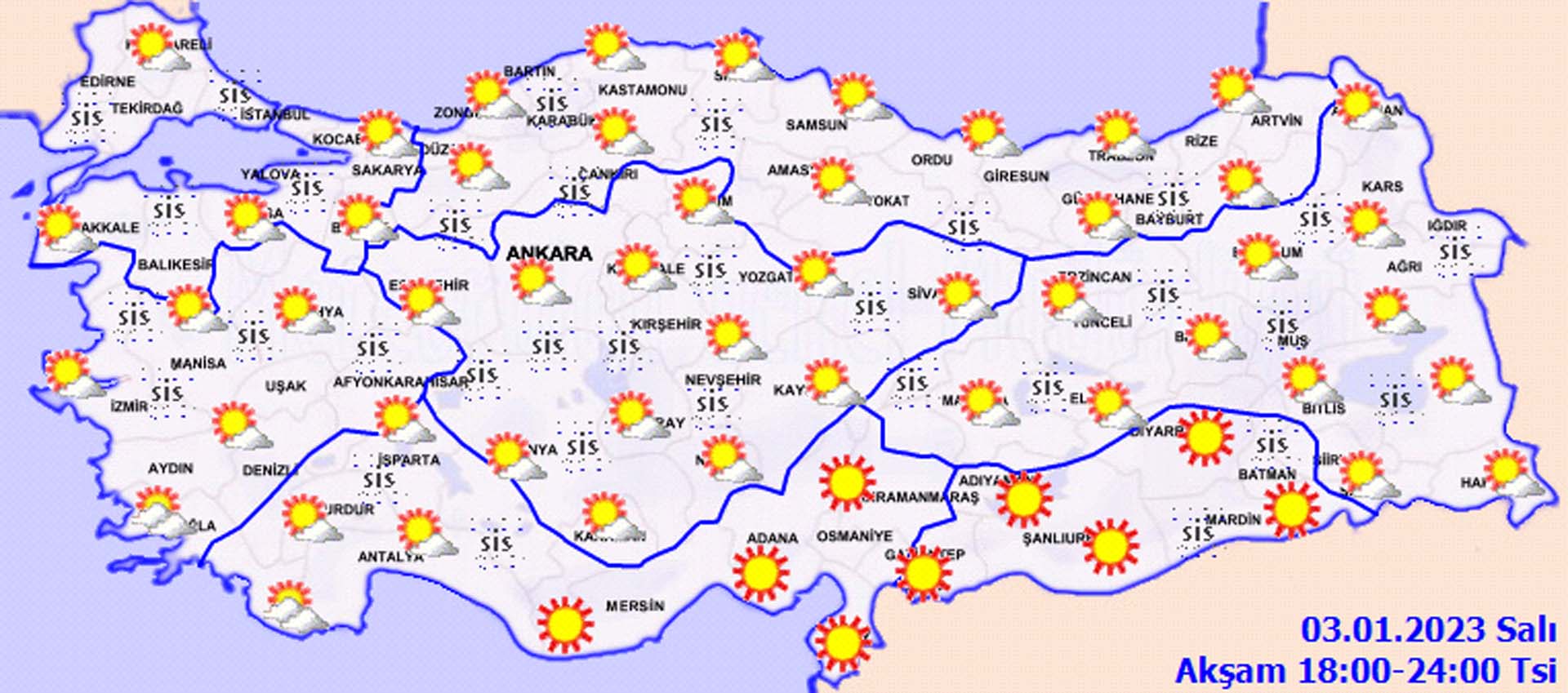Meteoroloji o bölgeleri uyardı! Sis ve pus etkili olacak, görüş mesafesi düşecek! İşte il il hava durumu 