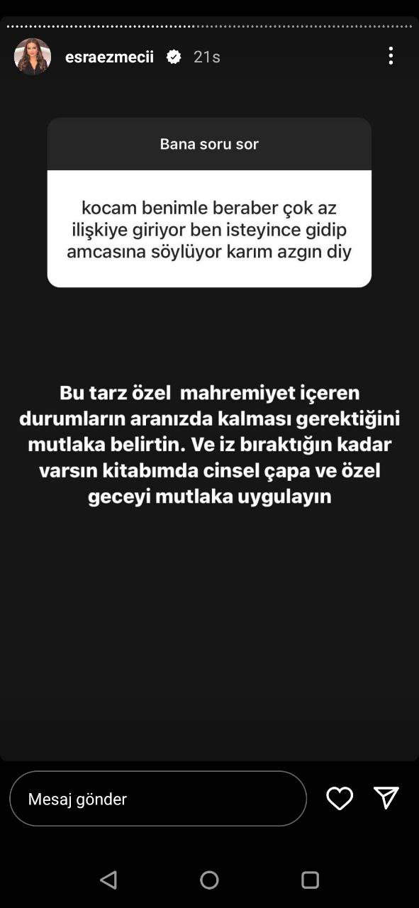 "Karım azıyor" dedi, okuyanlar şoke oldu! Ünlü psikolog Esra Ezmeci'ye utandıran itiraf: Kocam ben ilişki isteyince gidip amcasına...