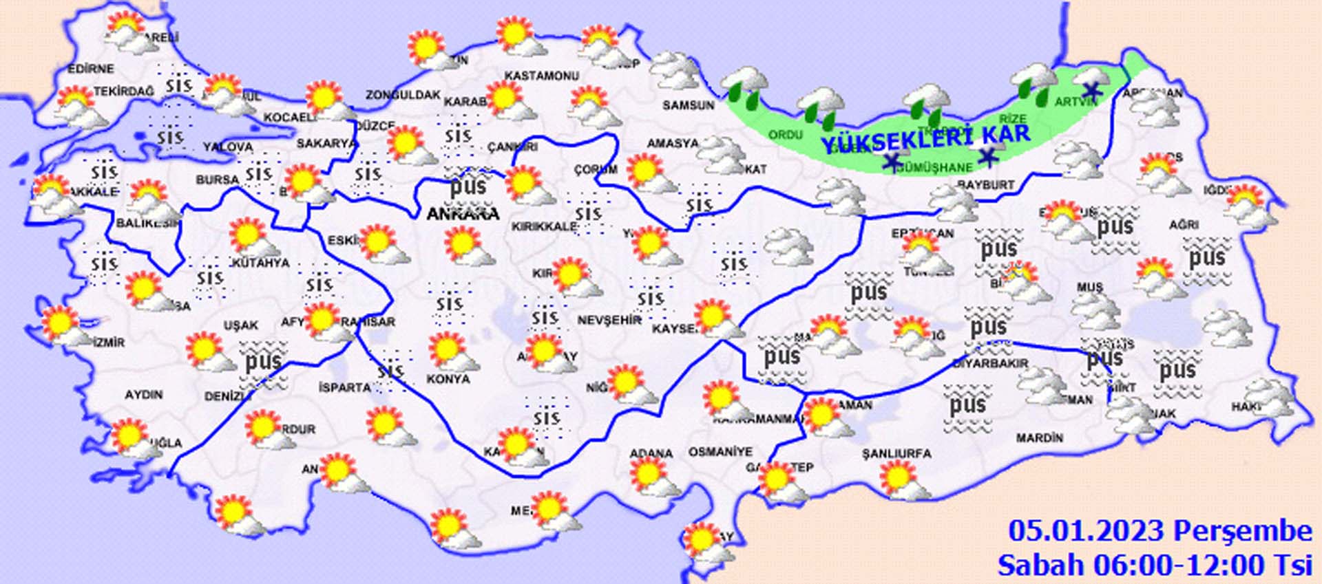 Meteoroloji'den o illerde yaşayanlar için art arda uyarılar: Yağmur, kar, karla karışık yağmur, sis ve pus etkili olacak 