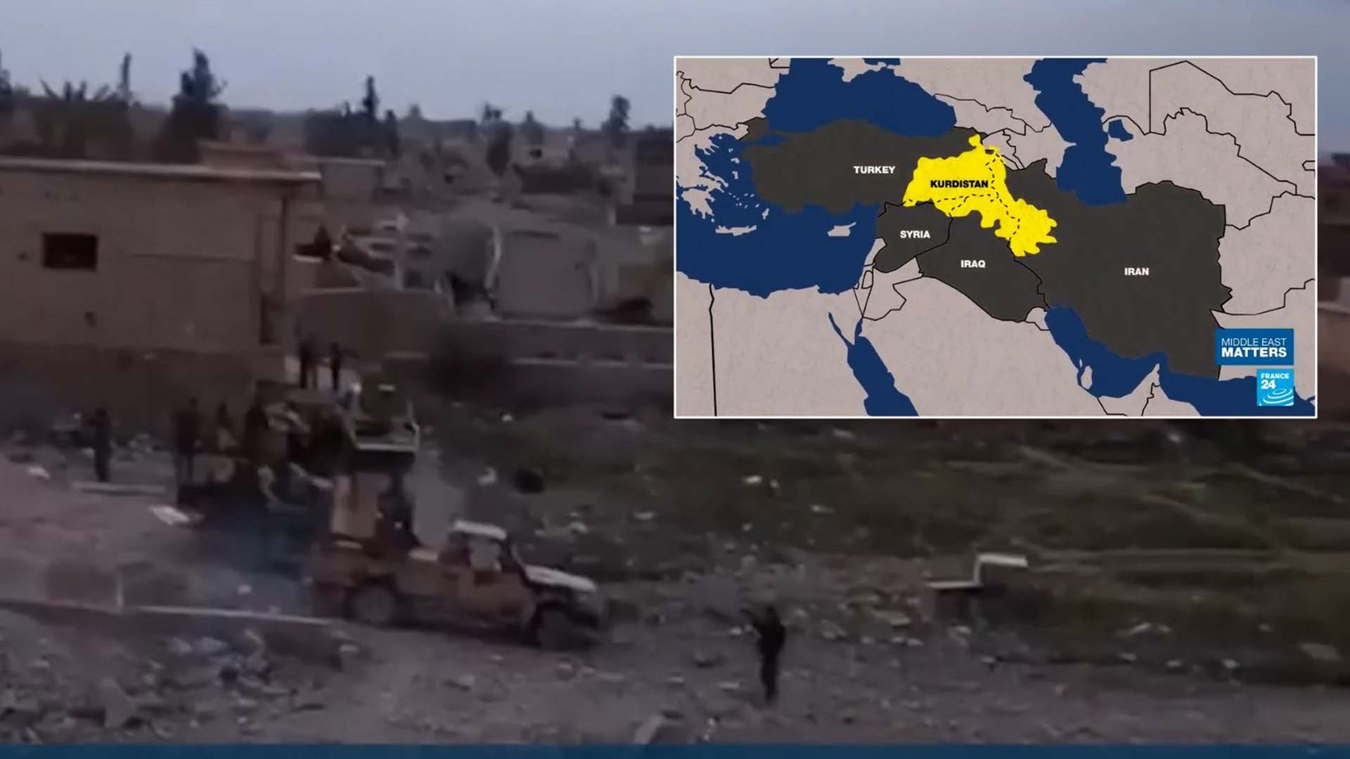 Fransız kanalında skandal! Türkiye haritasında Güney Doğu'yu Kürdistan olarak gösterdiler