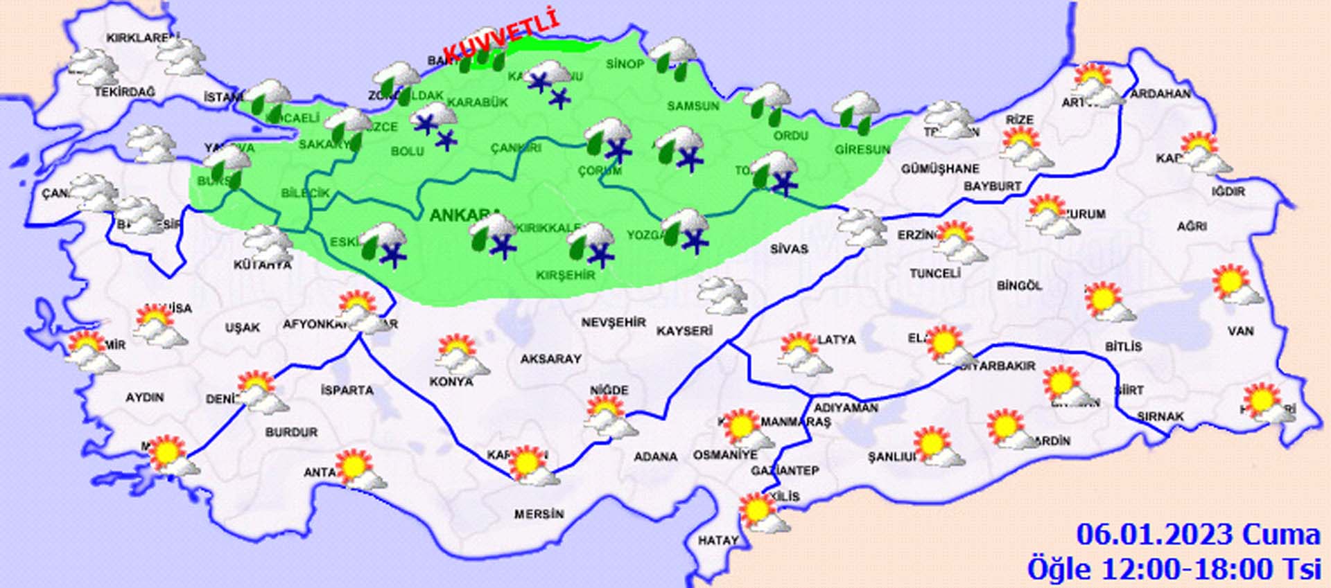 Meteoroloji saat verdi: Yağmur, kar ve karla karışık yağmur etkili olacak! İl il hava durumu... 