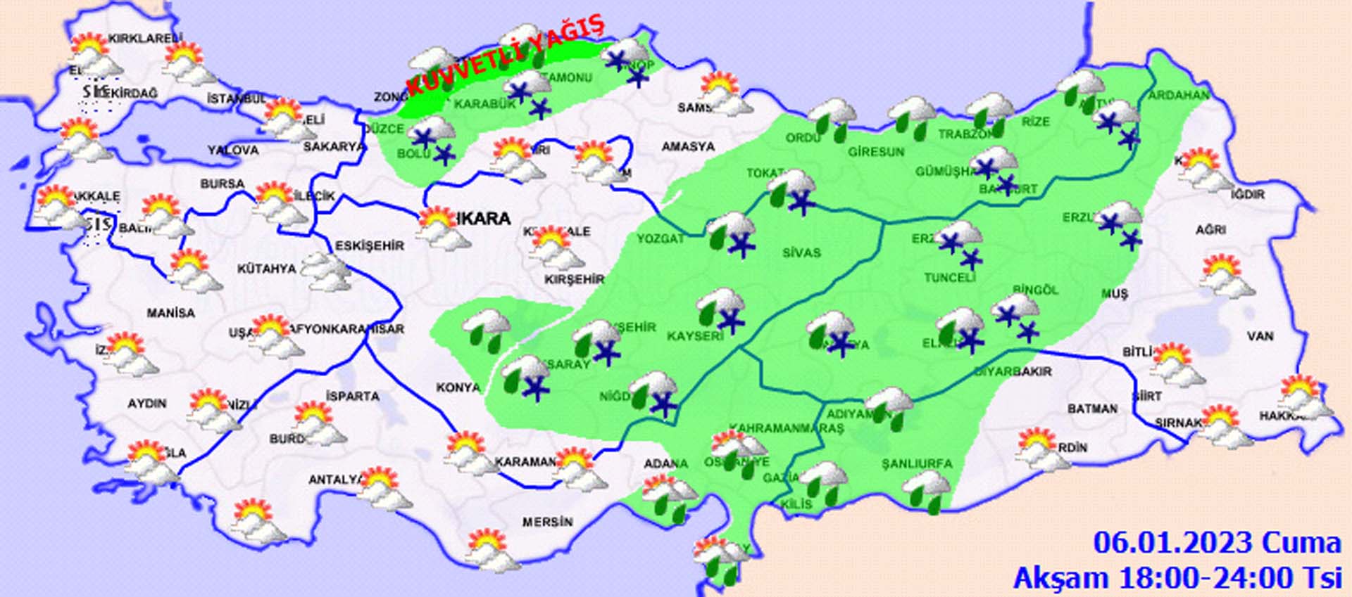 Meteoroloji saat verdi: Yağmur, kar ve karla karışık yağmur etkili olacak! İl il hava durumu... 