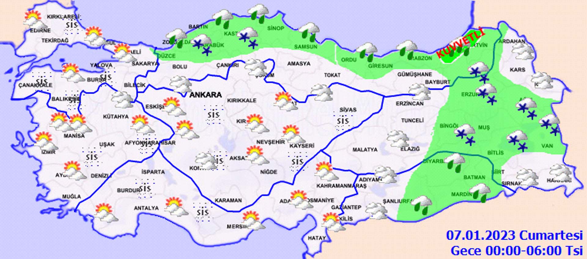 Meteoroloji saat verdi: Yağmur, kar ve karla karışık yağmur etkili olacak! İl il hava durumu... 