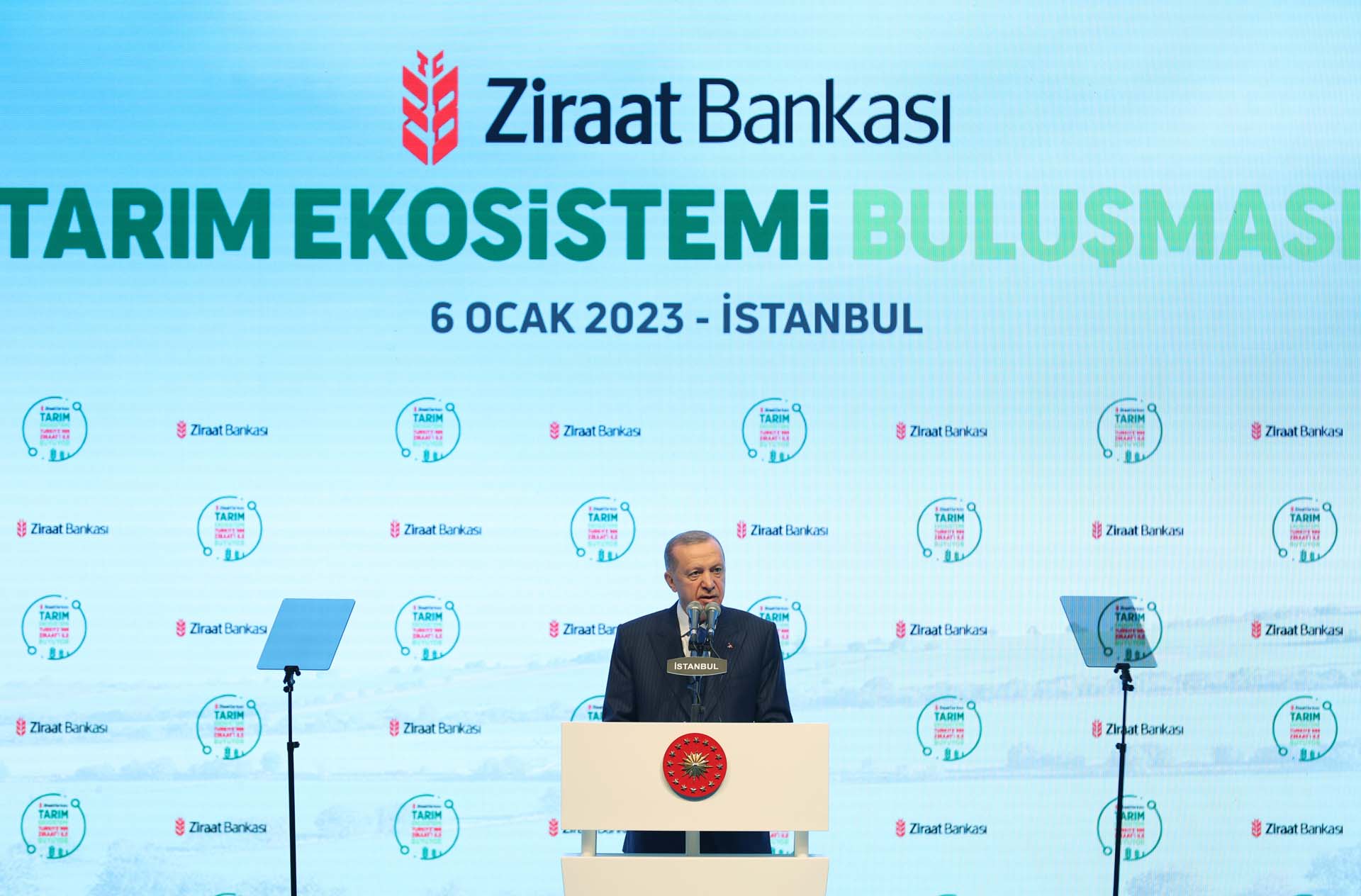 Cumhurbaşkanı Erdoğan, Ziraat Bankası Tarım Ekosistemi Buluşması'nda konuştu! Çiftçilere kredi müjdesi verdi