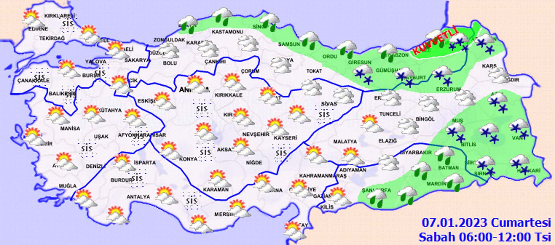 Meteoroloji'den uyarı üzerine uyarı: Yağmur, kar ve karla karışık yağmur geliyor! İşte il il hava durumu...