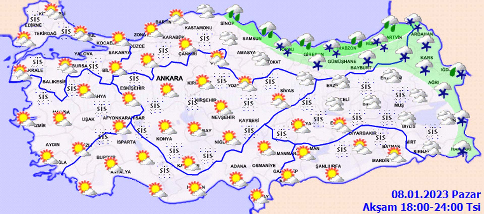 O illerde yaşayanlar dikkat! Meteoroloji'den yağış, karla karışık yağmur ve kar uyarısı! İşte il il hava durumu...