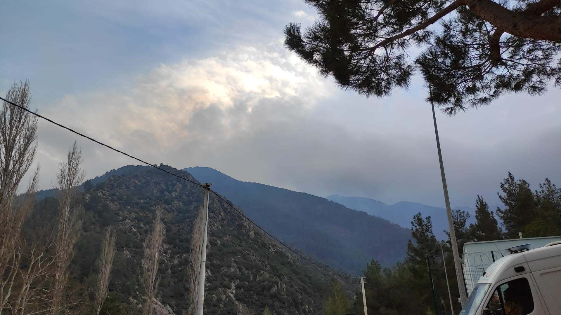 Denizli'nin Merkezefendi ilçesinde orman yangını! Ekipler canla başla müdahale ediyor