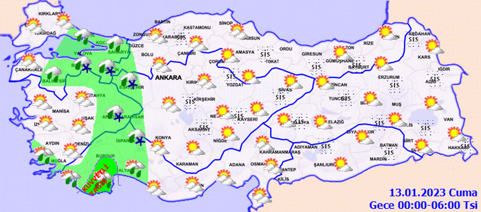 Meteoroloji üç bölgeyi uyardı: Karla karışık yağmur, kar yağışı ve sağanak yağış geliyor! İşte il il hava durumu