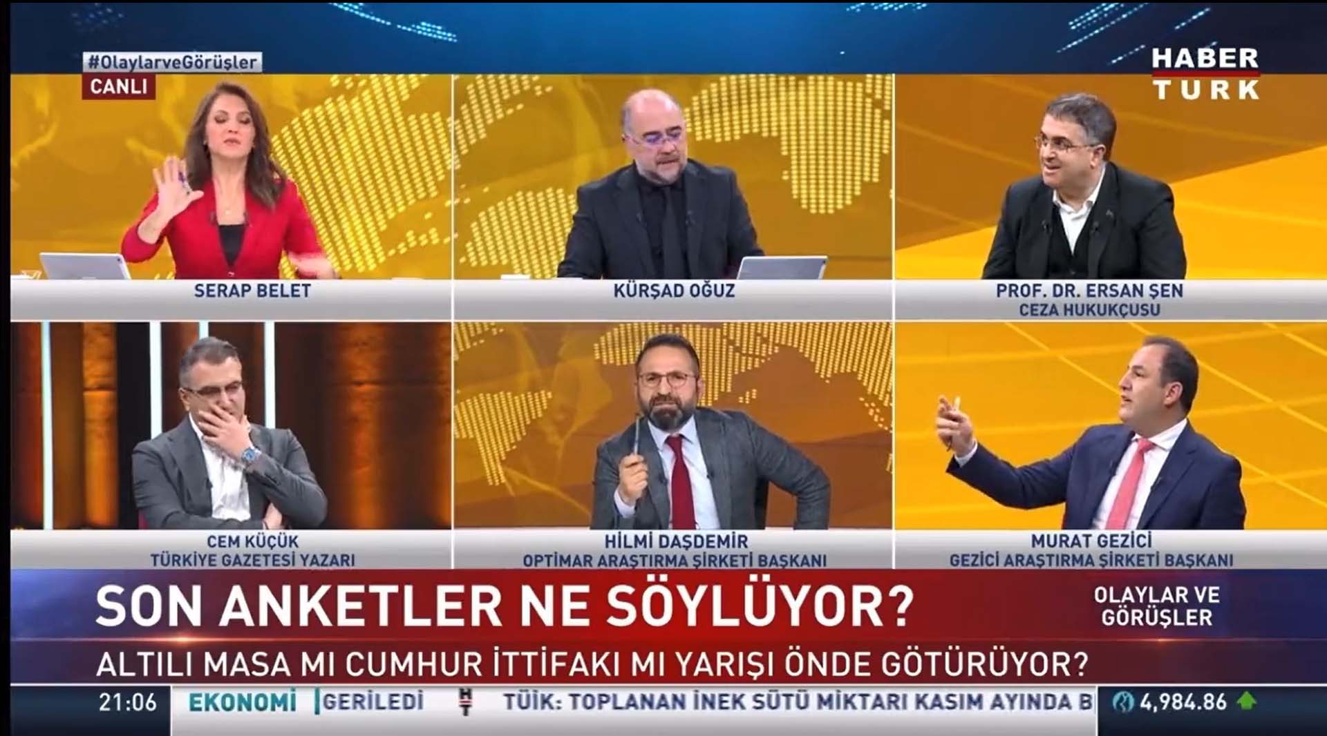 Habertürk canlı yayında tartışma! Murat Gezici'nin sözleri Hilmi Daşdemir'i kızdırdı: Sen kimsin de bana Aktrol diyorsun