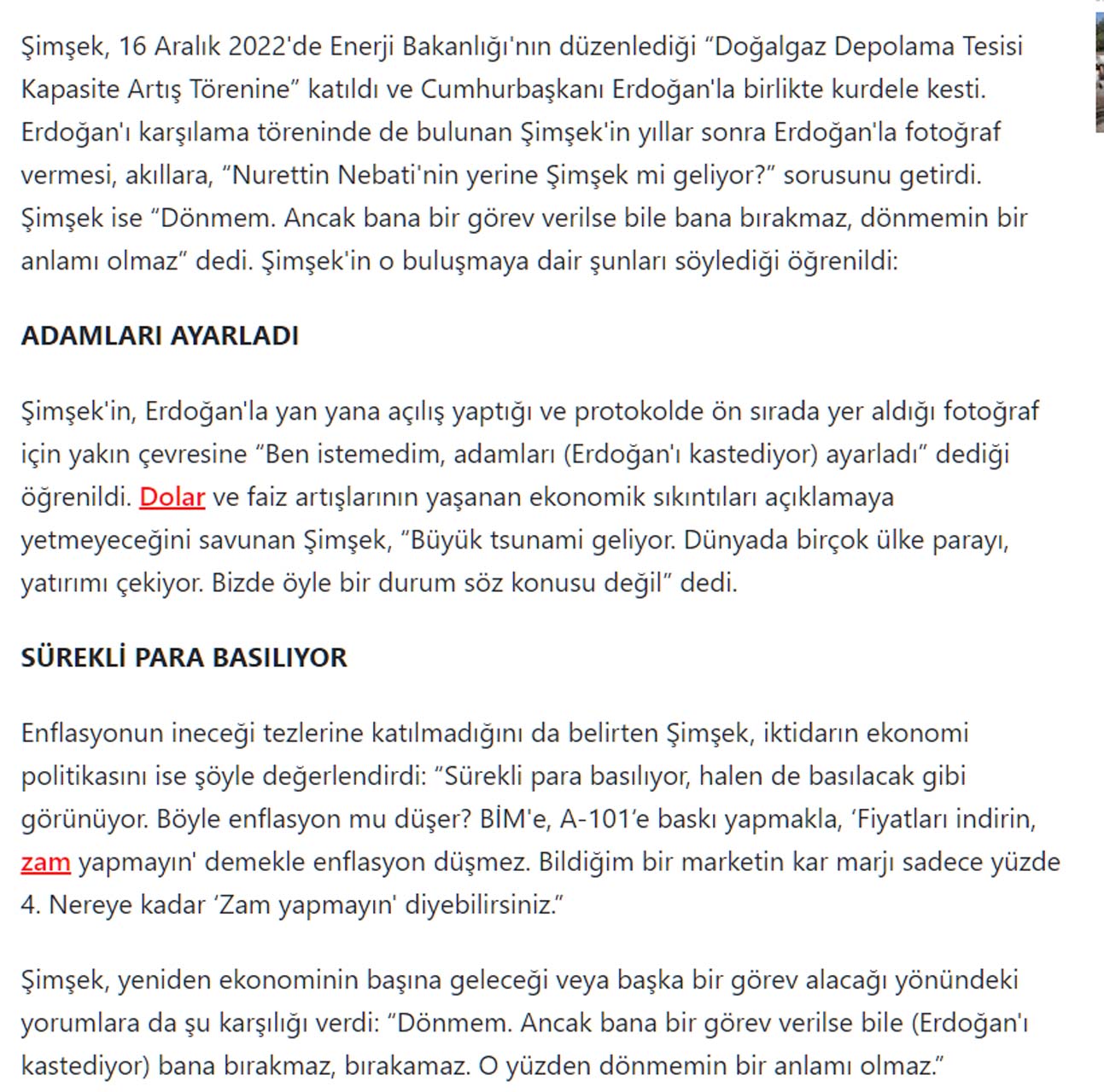 Mehmet Şimşek, Sözcü'nün haberini yalanladı: Kasıtlı ve hayal ürünü