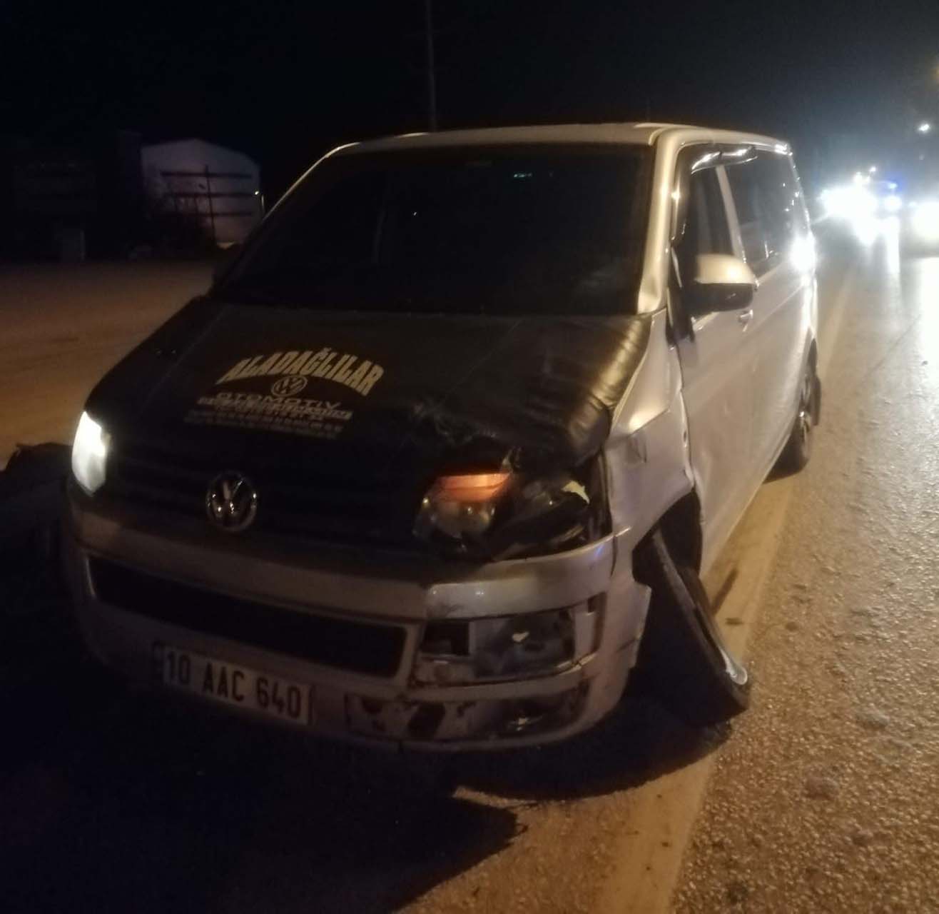 Bursa İnegöl'de feci kaza! Minibüsün çarptığı bisiklet sürücünden acı haber! 