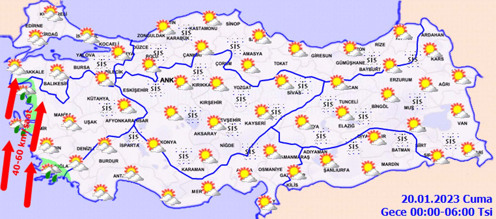 Önleminizi alın! Meteoroloji'den kuvvetli rüzgar ve sağanak yağış uyarısı! İşte 19 Ocak 2023 Perşembe il il hava durumu