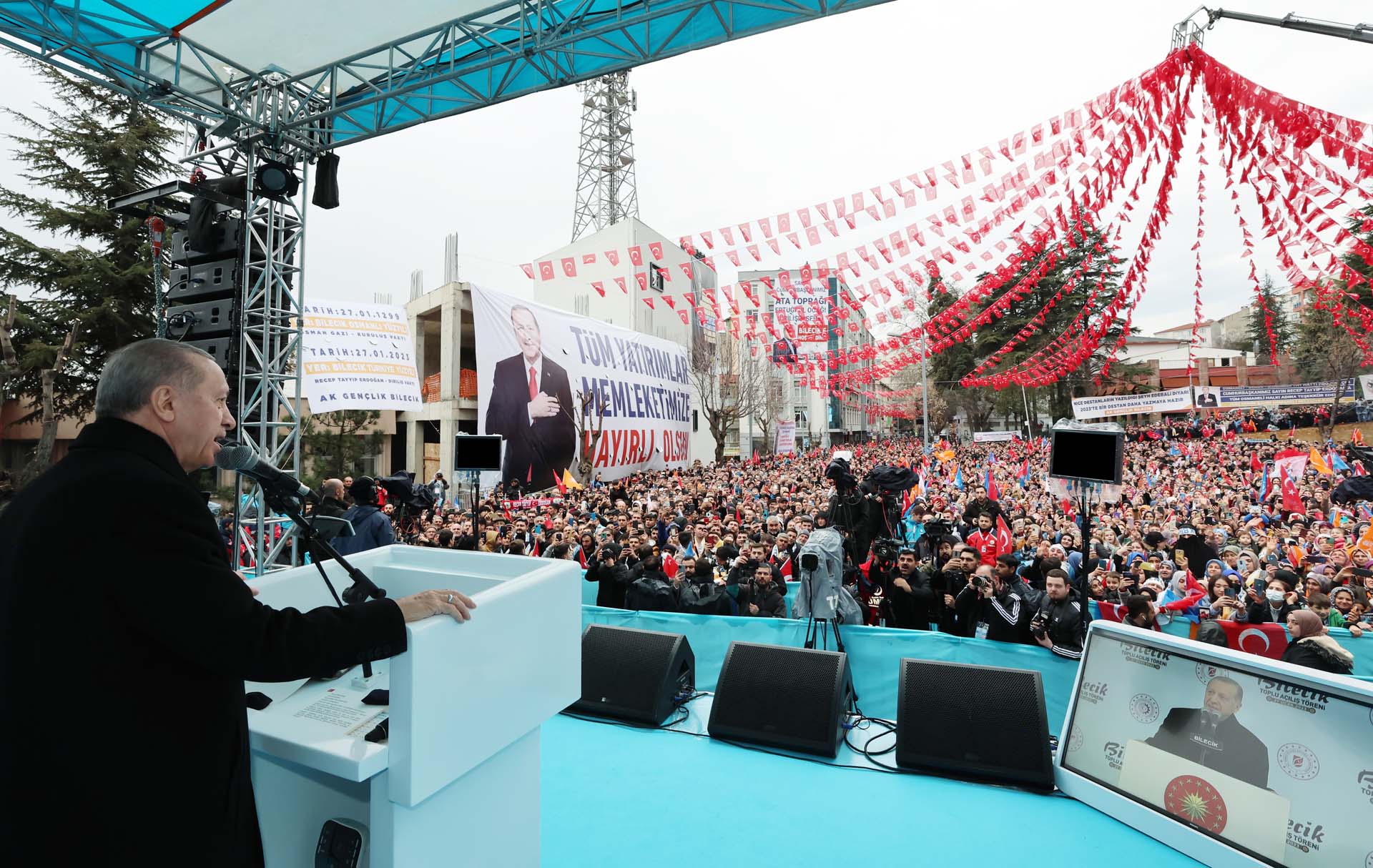 Cumhurbaşkanı Erdoğan, Bilecik'te toplu açılış töreninde konuştu: CHP bizi taklit ediyor, bunlar darbeci, vesayetçi