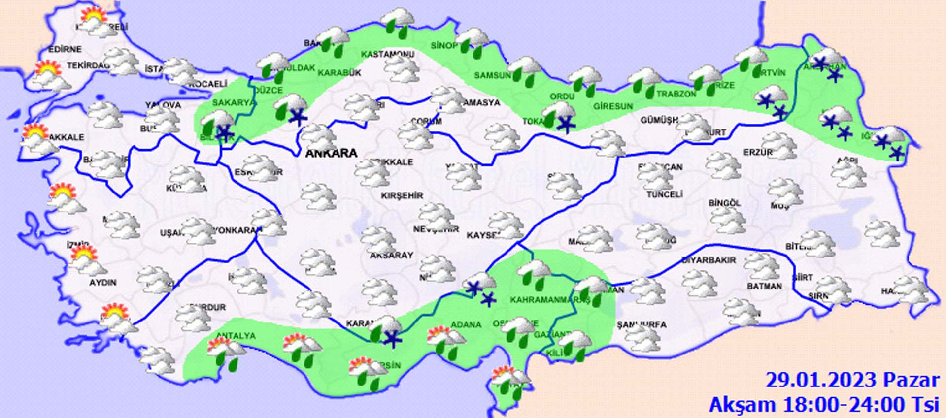 Soğuk hava Türkiye'yi esir alacak! Meteoroloji uyardı: Yağmur, karla karışık yağmur ve kar etkili olacak! İşte il il hava durumu...