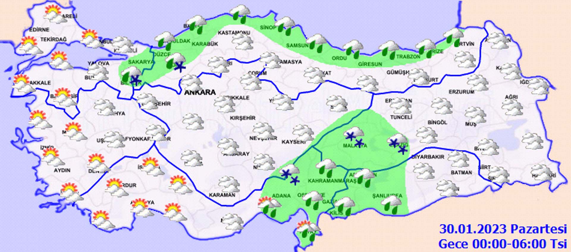 Soğuk hava Türkiye'yi esir alacak! Meteoroloji uyardı: Yağmur, karla karışık yağmur ve kar etkili olacak! İşte il il hava durumu...