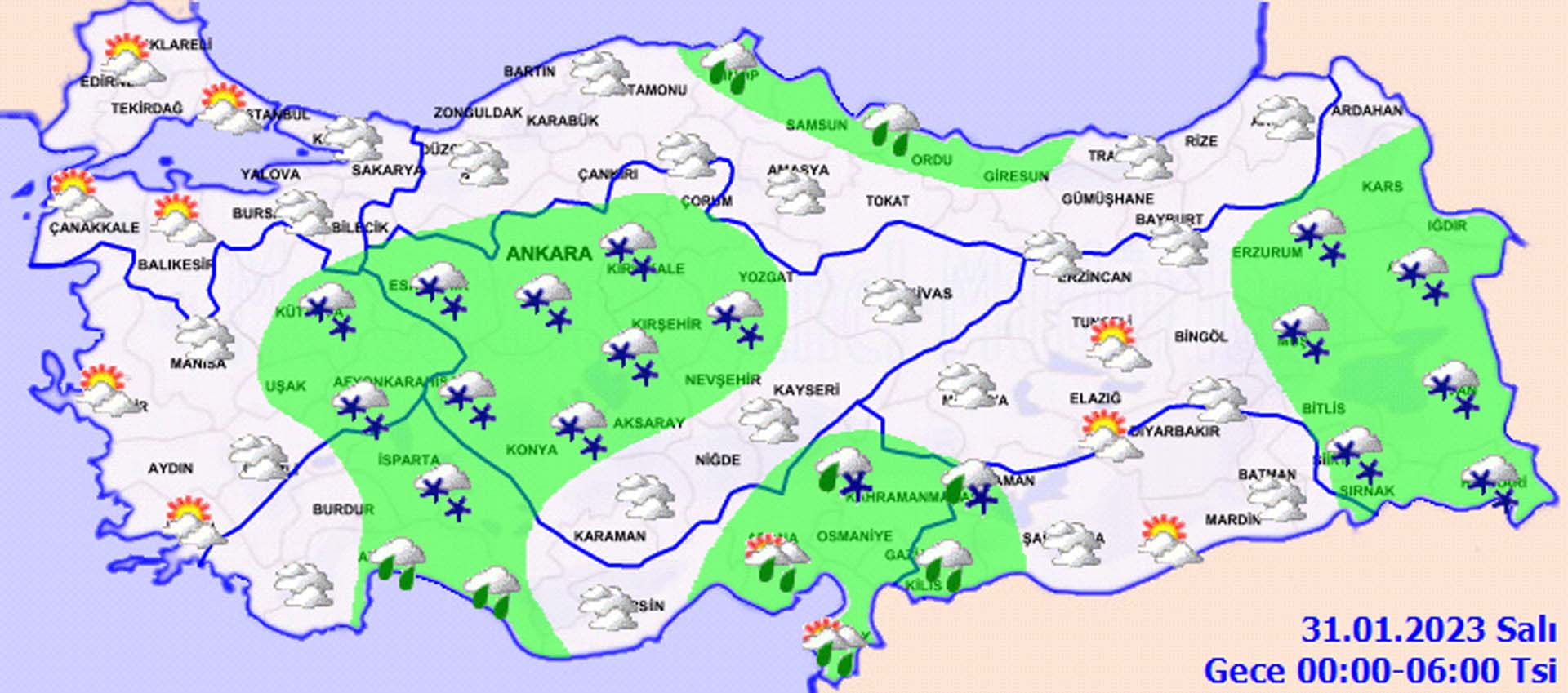 O illerde yaşayanlar çok üşüyecek! Meteoroloji'den sağanak ve kar yağışı uyarısı: İşte il il hava durumu... 