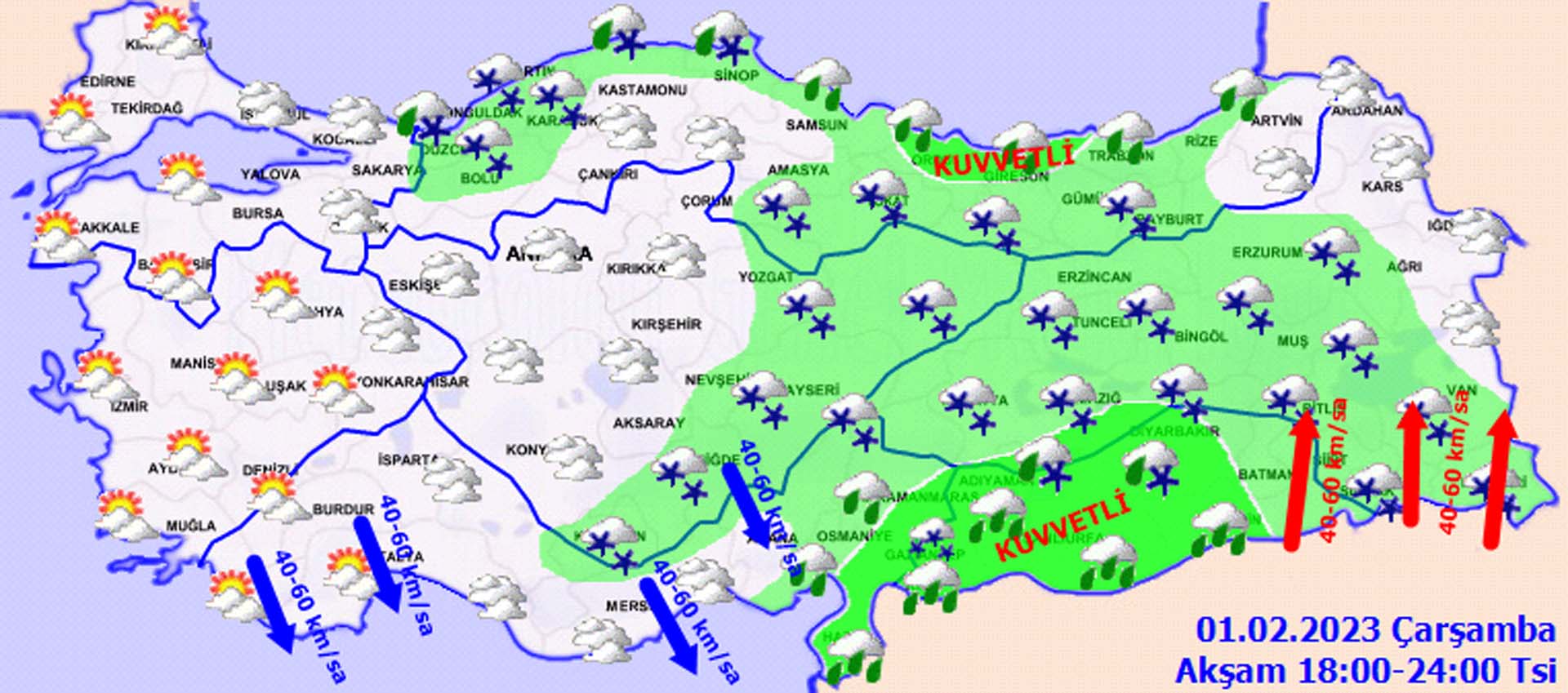 Dışarı çıkarken sımsıkı giyinin! Meteoroloji'den kar, karla karışık yağmur ve sağanak uyarısı! İşte il il hava durumu... 