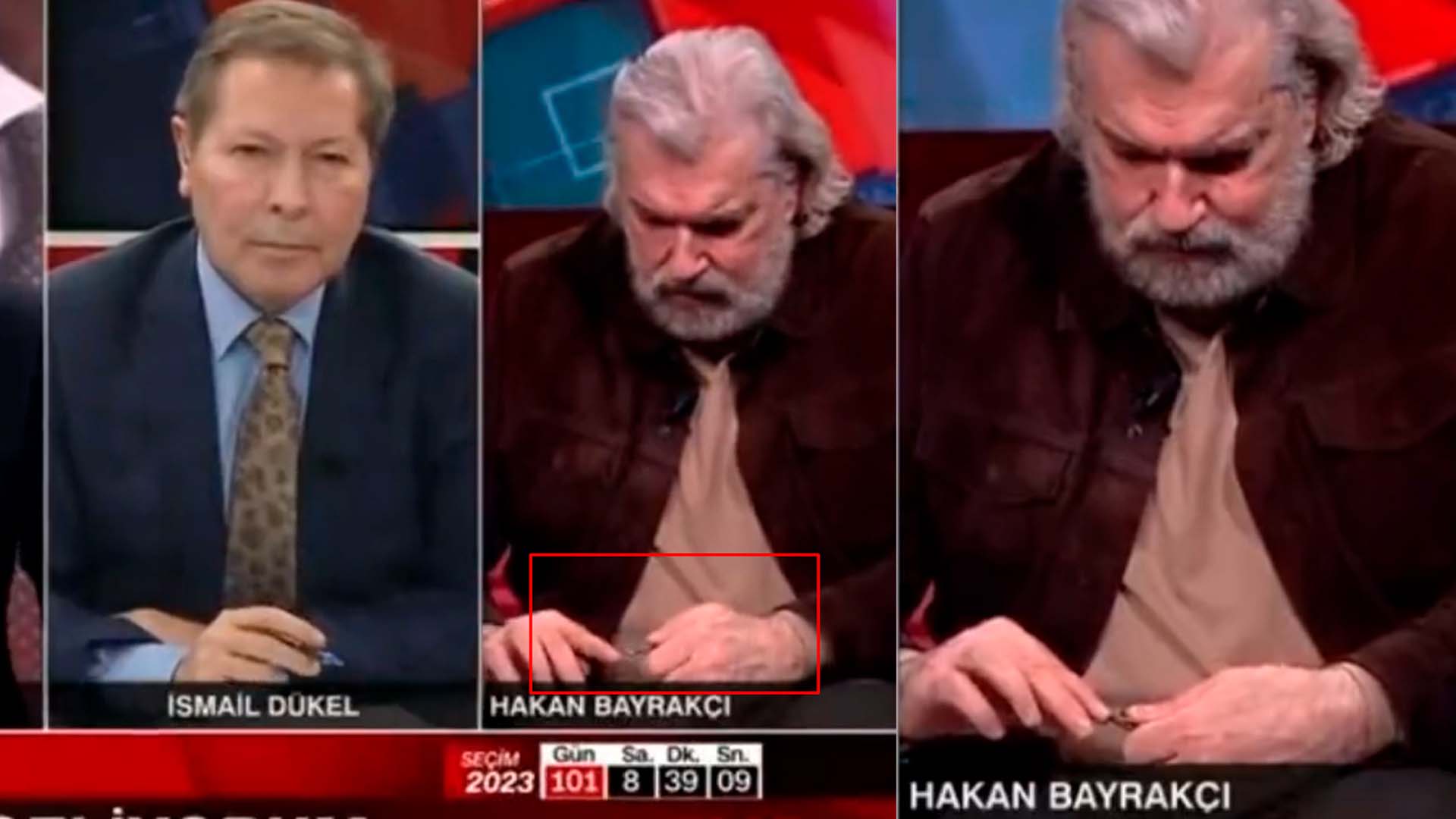 CNN Türk'te ilginç anlar! Canlı yayında tırnaklarını kesmişti! Hakan Bayrakçı'nda açıklama var