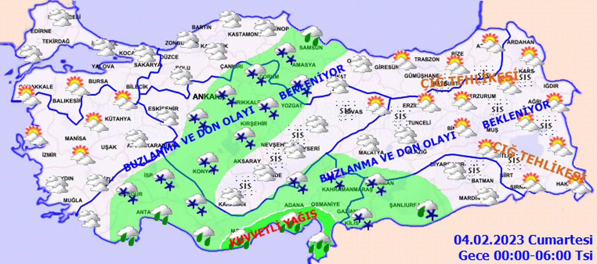 Meteoroloji saat verdi! O illeri sağanak yağış ve kar yağışı vuracak! İşte il il hava durumu...