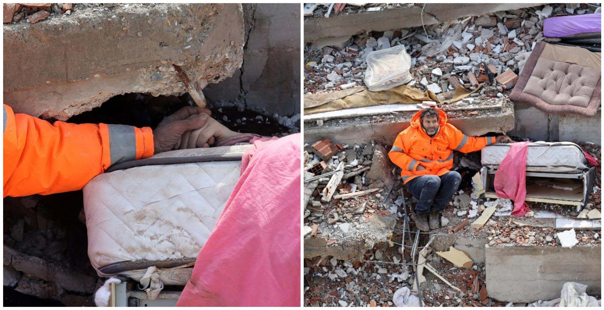 Enkaz altındaki kızının elinin bir an olsun bırakmamıştı! Acılı baba Mesut Hançer konuştu: Evlat gittiği zaman ciğer, kalp, can hepsi gidiyormuş