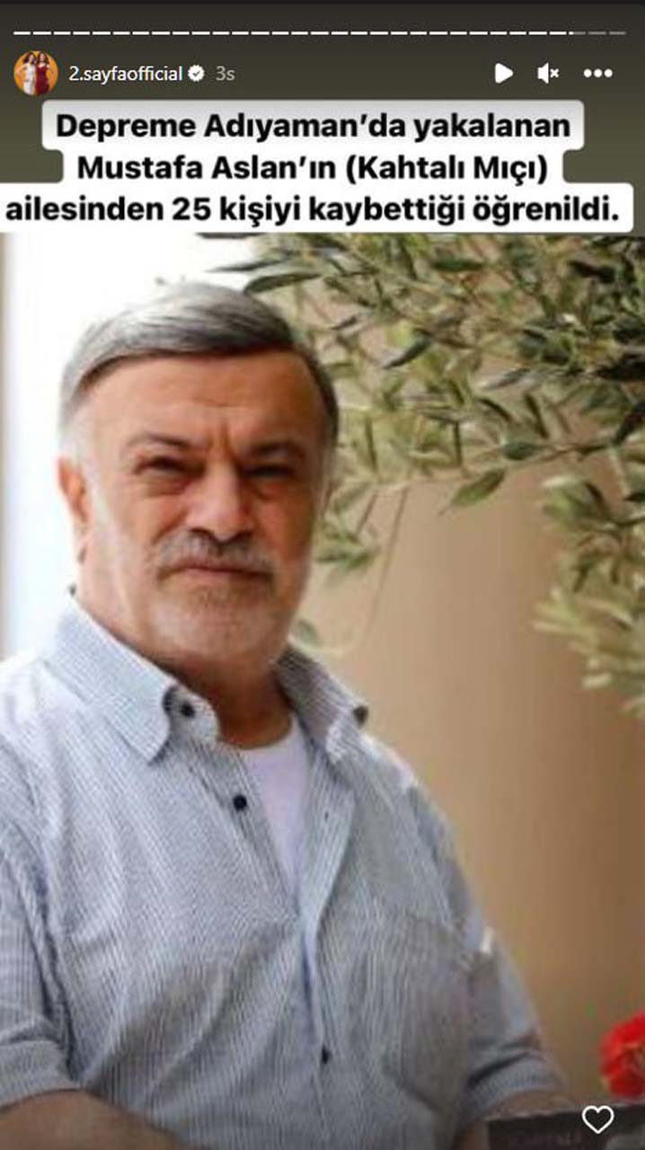 Depreme Adıyaman'da yakalanmıştı! Kahtalı Mıçe'nın 25 yakını hayatını kaybetti 