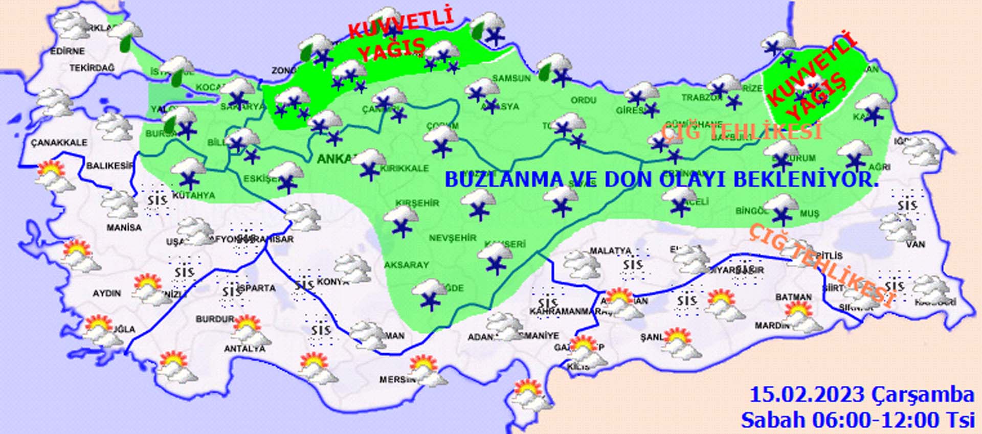 Dışarı çıkarken sımsıkı giyinin! Meteoroloji'den kar yağışı, sağanak yağış, buzlanma ve don uyarısı! 
