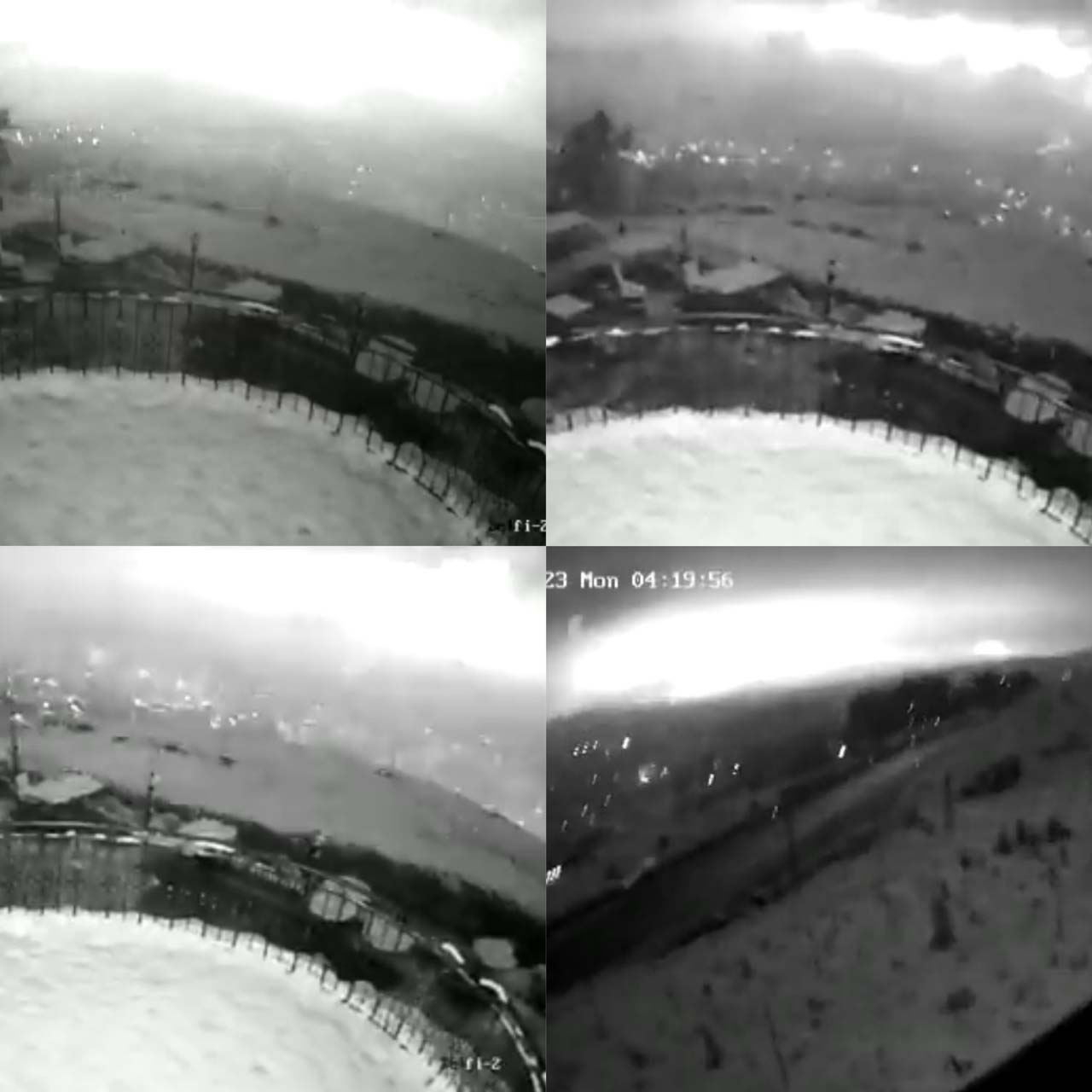 Kahramanmaraş depreminin yeni görüntüleri ortaya çıktı! Peş peşe ışıklar parladı, şehir karanlığa gömüldü