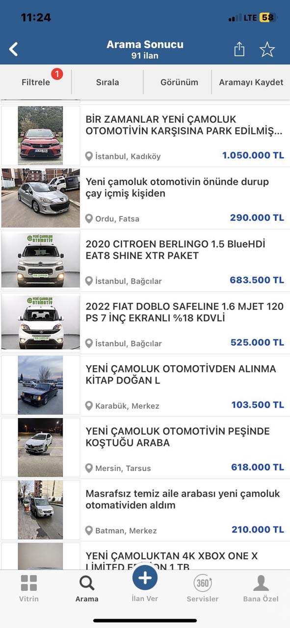 50 milyar TL bağış yaptığı söylenmişti! Araç ilanlarında Yeni Çamoluk Otomotiv rüzgârı!