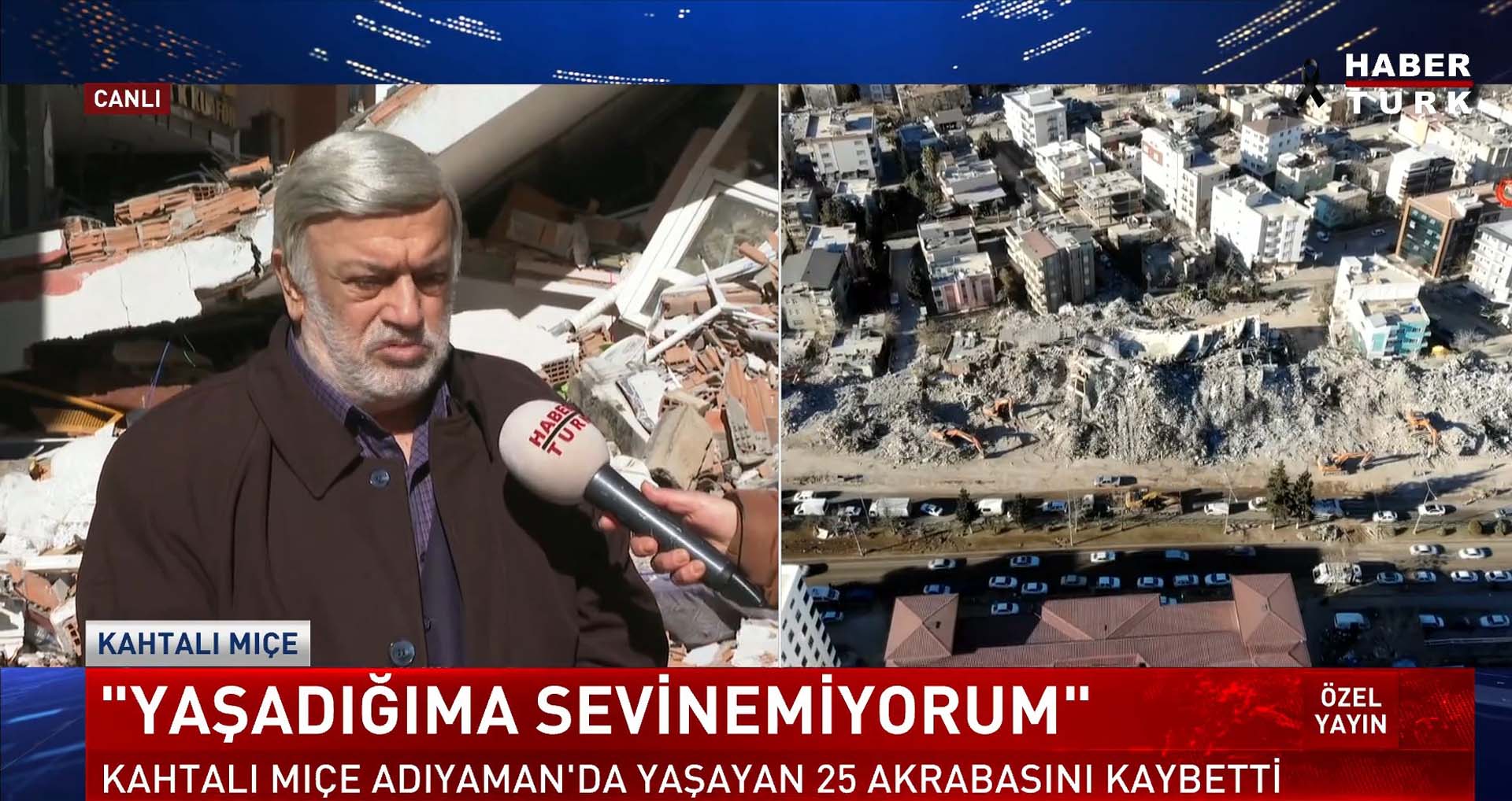 Depremde 25'ten fazla yakınını kaybetti! Kahtalı Mıçe'den kahreden sözler: Yaşadığıma sevinemiyorum, çok üzüldüm