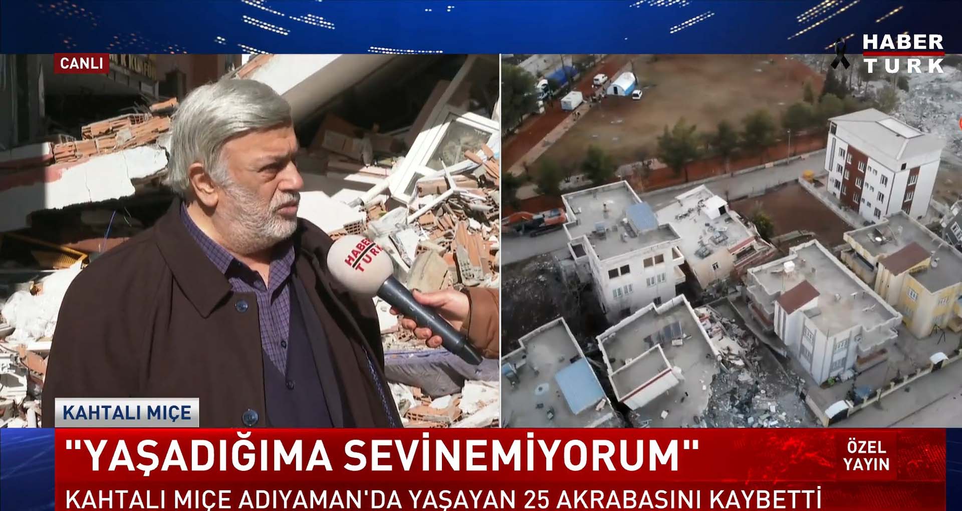 Depremde 25'ten fazla yakınını kaybetti! Kahtalı Mıçe'den kahreden sözler: Yaşadığıma sevinemiyorum, çok üzüldüm