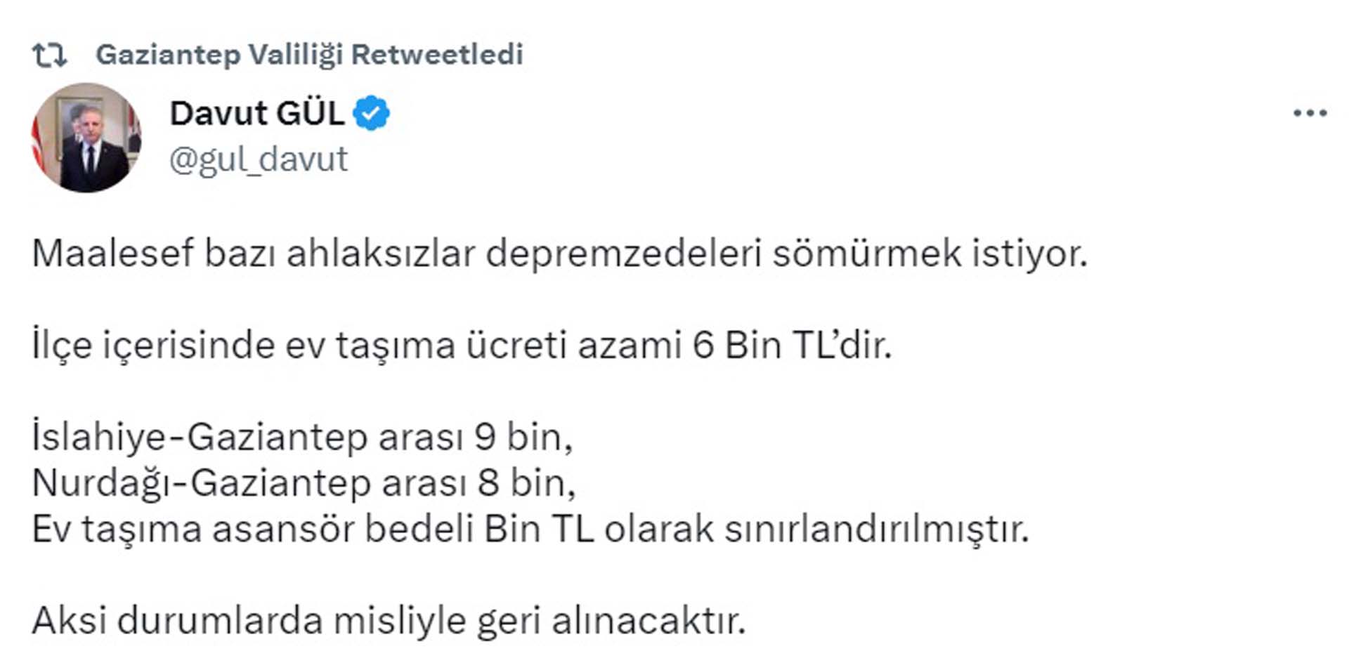 Fırsatçılar taşıma ücretlerine de el attı! Valilik kota belirledi!