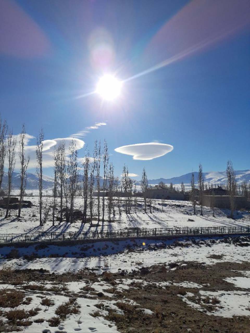 Mercek bulutu, renkli görüntüler oluşturdu! Ortaya kartpostallık fotoğraflar çıktı! 