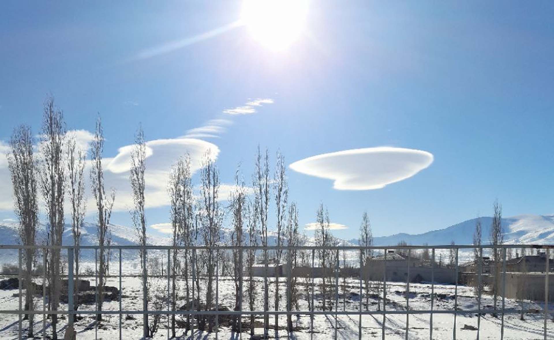 Mercek bulutu, renkli görüntüler oluşturdu! Ortaya kartpostallık fotoğraflar çıktı! 