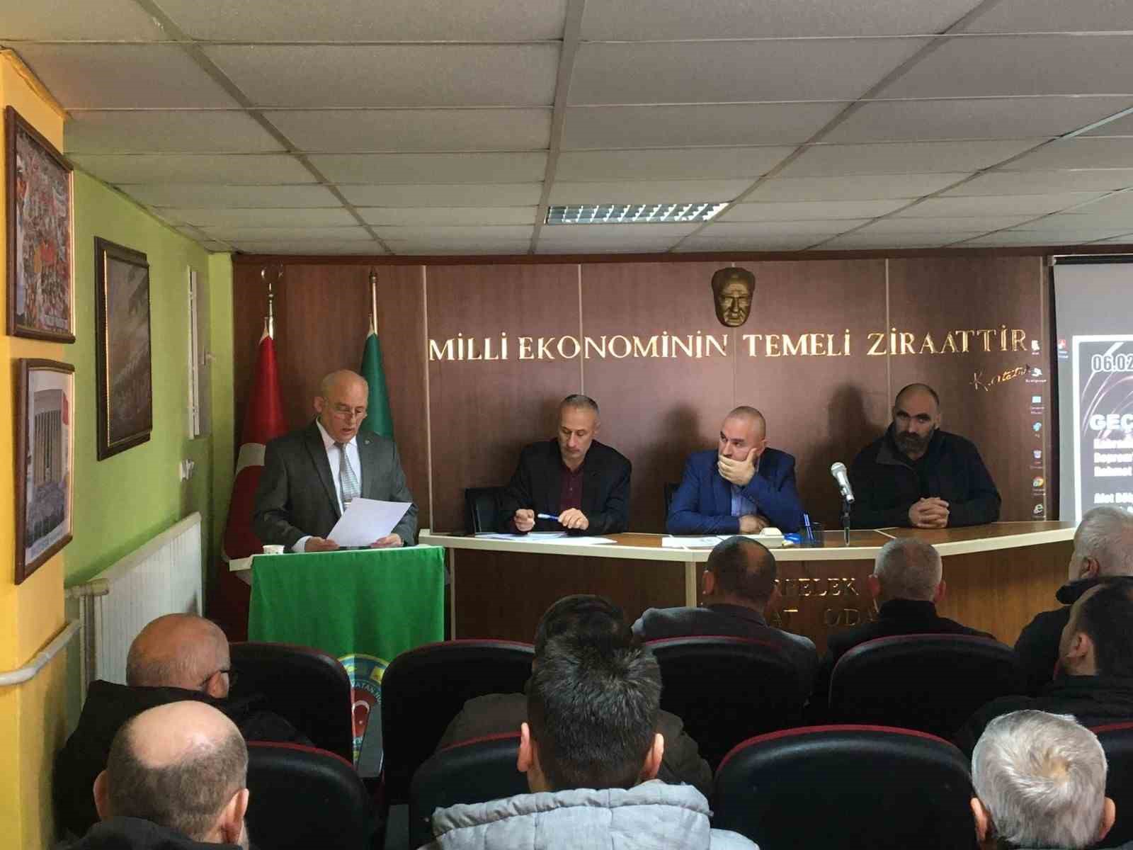 Sinop Erfelek Ziraat Odası’nda başkan Ali Koca güven tazeledi