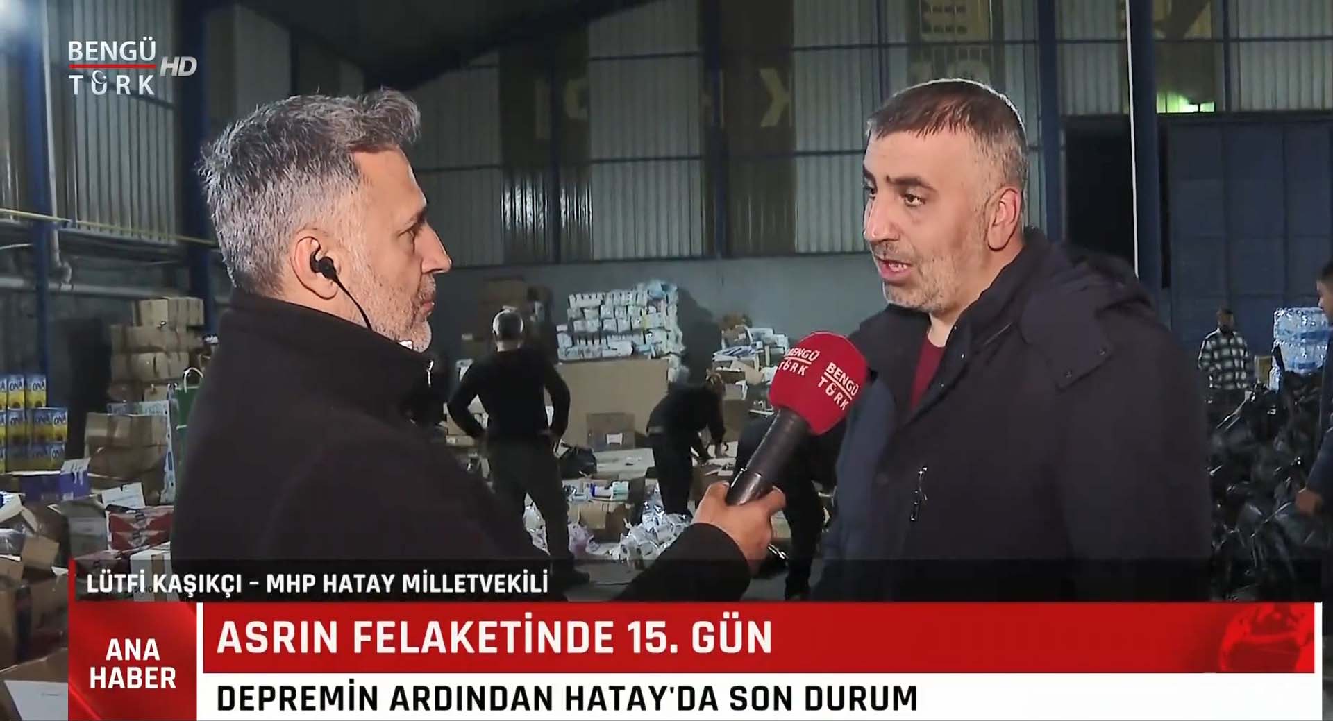 MHP'li Lütfi Kaşıkçı, canlı yayında depreme yakalandı! Ardına bakmadan dışarı kaçtı! İşte o anlar... 