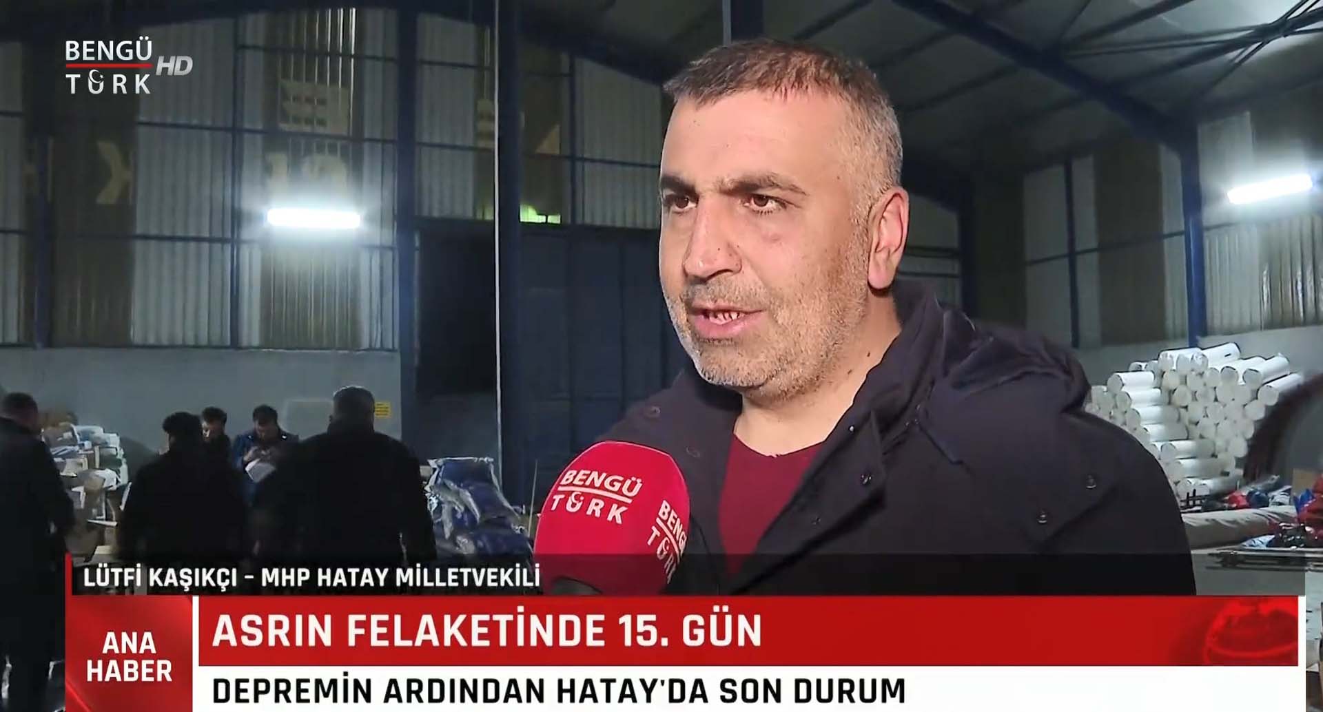 MHP'li Lütfi Kaşıkçı, canlı yayında depreme yakalandı! Ardına bakmadan dışarı kaçtı! İşte o anlar... 