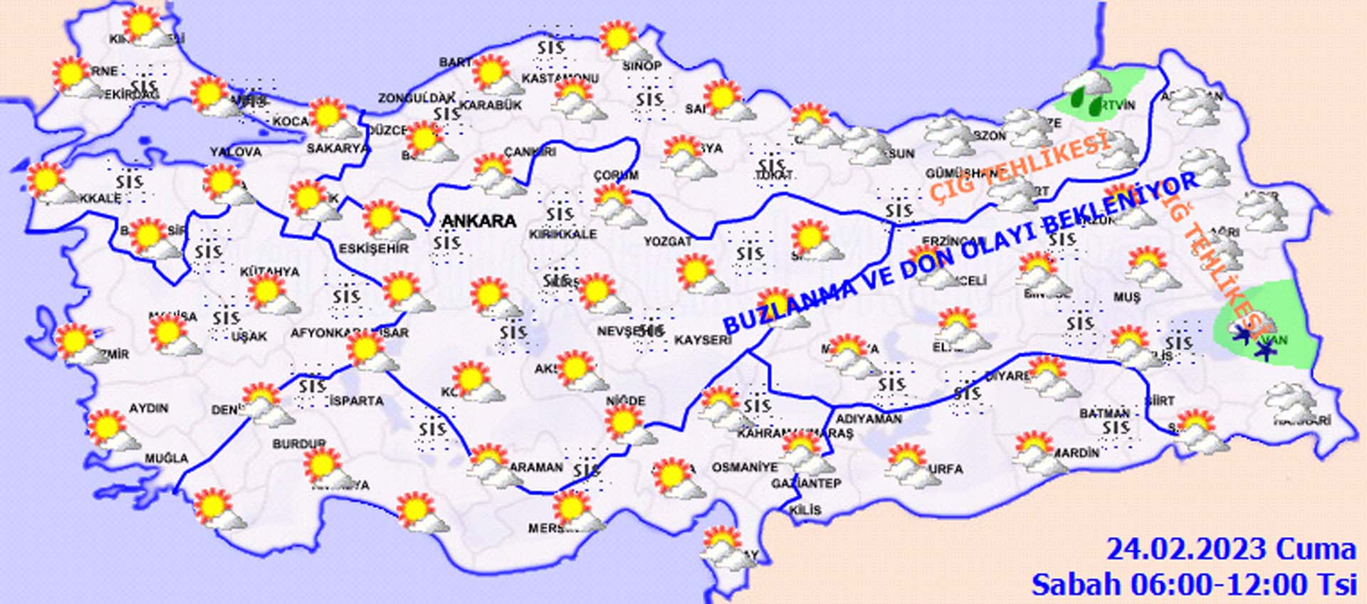 Meteoroloji'den iki il için uyarı! Yağmur ve karla karışık yağmur, buzlanma ve don bekleniyor