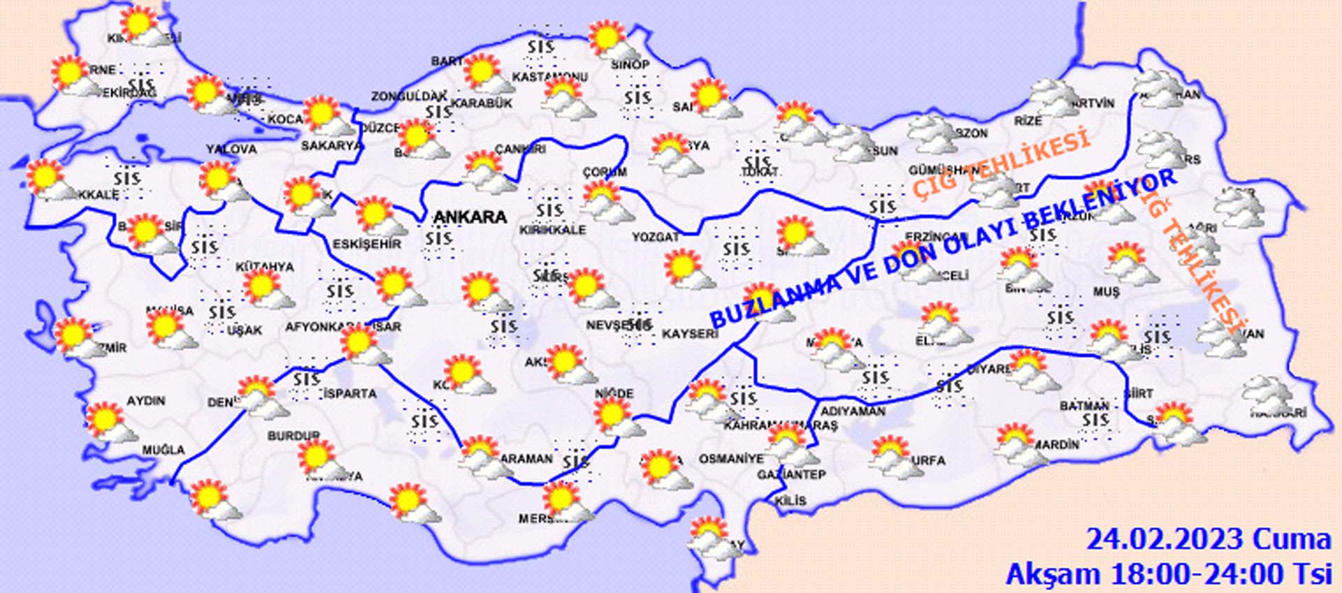 Meteoroloji'den iki il için uyarı! Yağmur ve karla karışık yağmur, buzlanma ve don bekleniyor