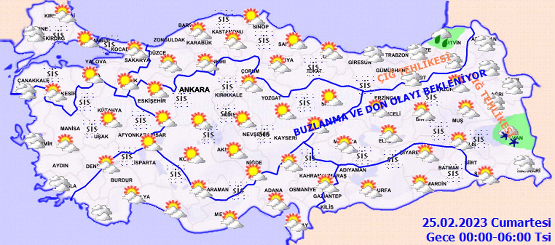 Meteoroloji'den iki il için uyarı! Yağmur ve karla karışık yağmur, buzlanma ve don bekleniyor