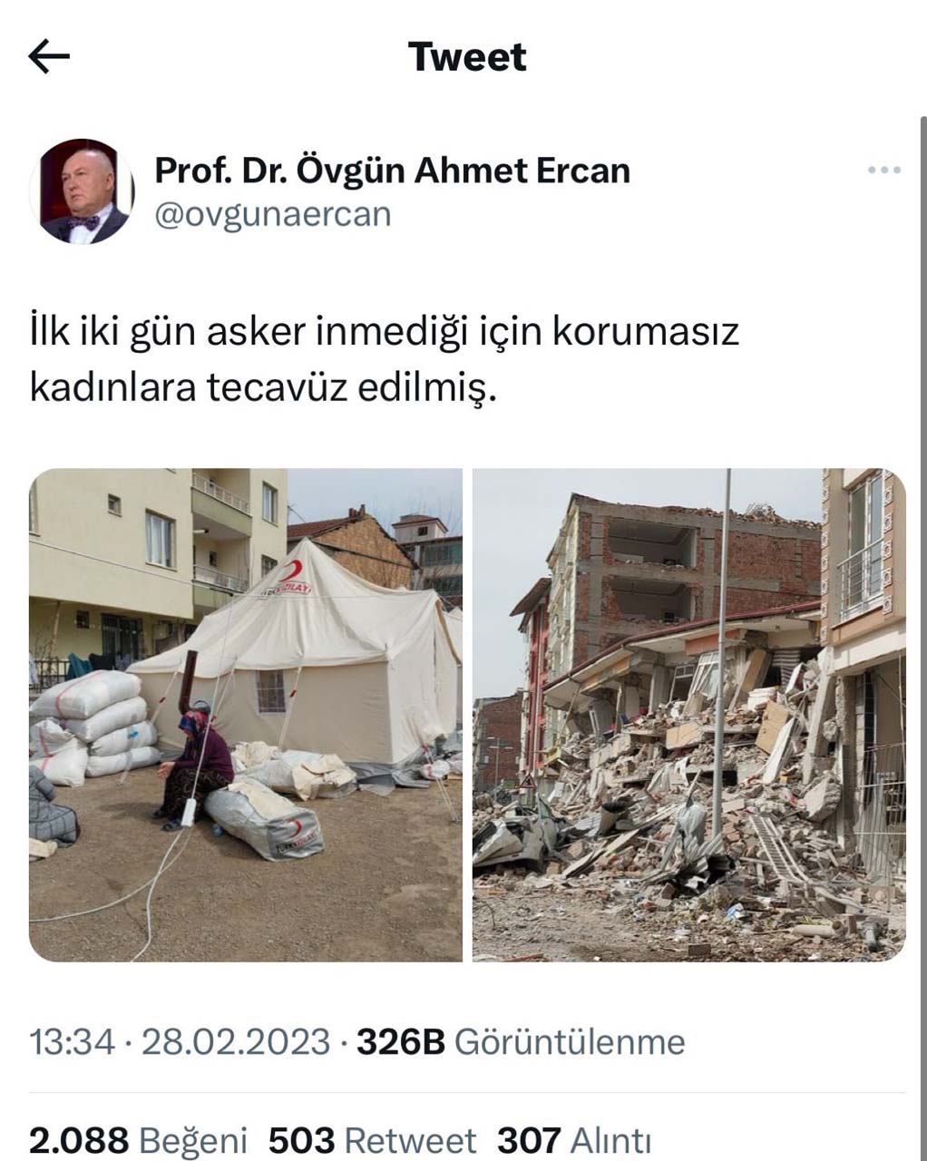 O paylaşım sonrası harekete geçildi! Prof. Dr. Övgün Ahmet Ercan, gözaltına alındı 