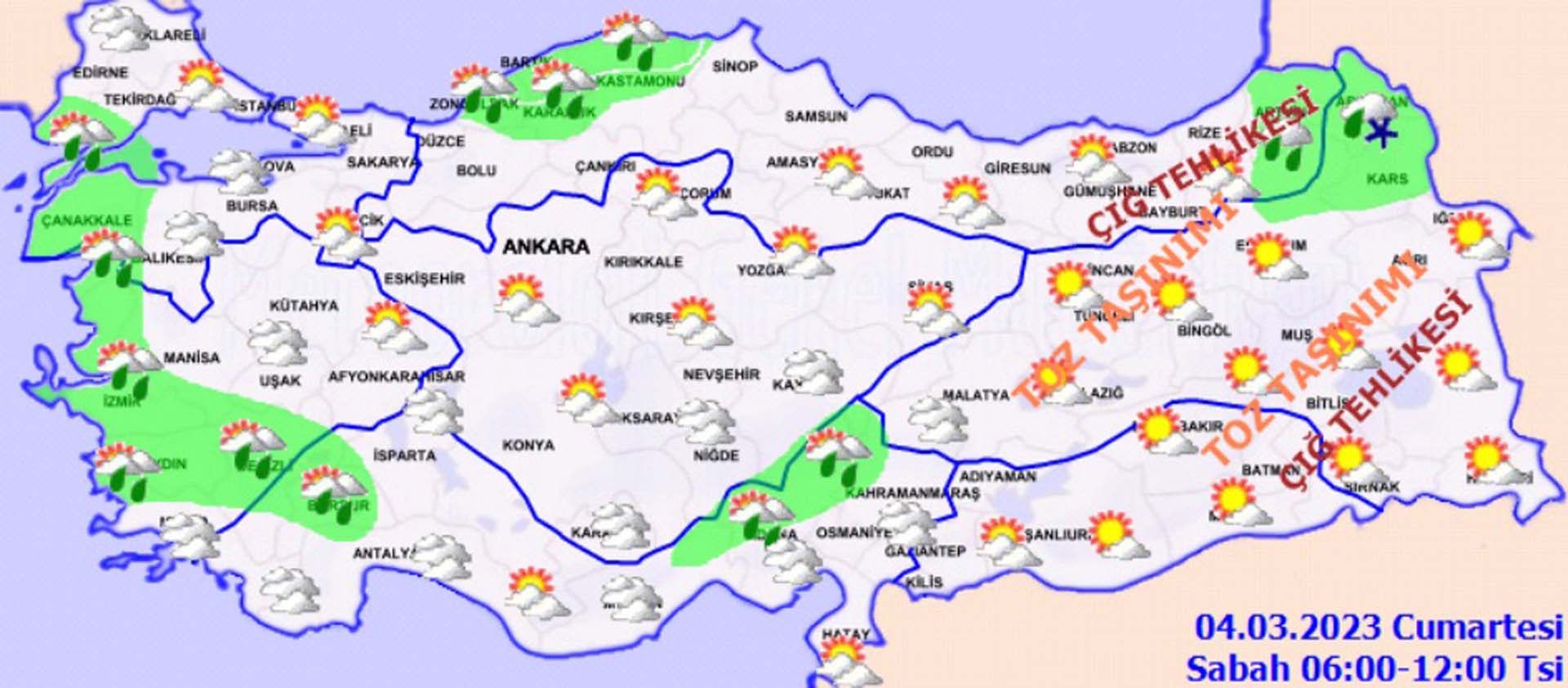 4 Mart 2023 Cumartesi Hava Durumu: Meteoroloji Genel Müdürlüğü il il uyardı! Sel ve su baskınına dikkat!