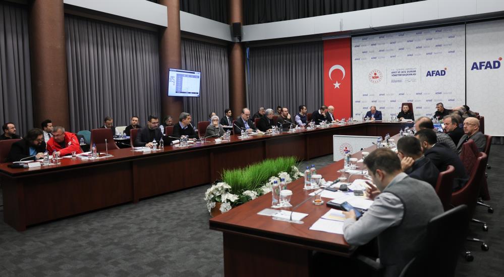 AFAD’da deprem bölgesi için koordinasyon toplantısı gerçekleştirildi