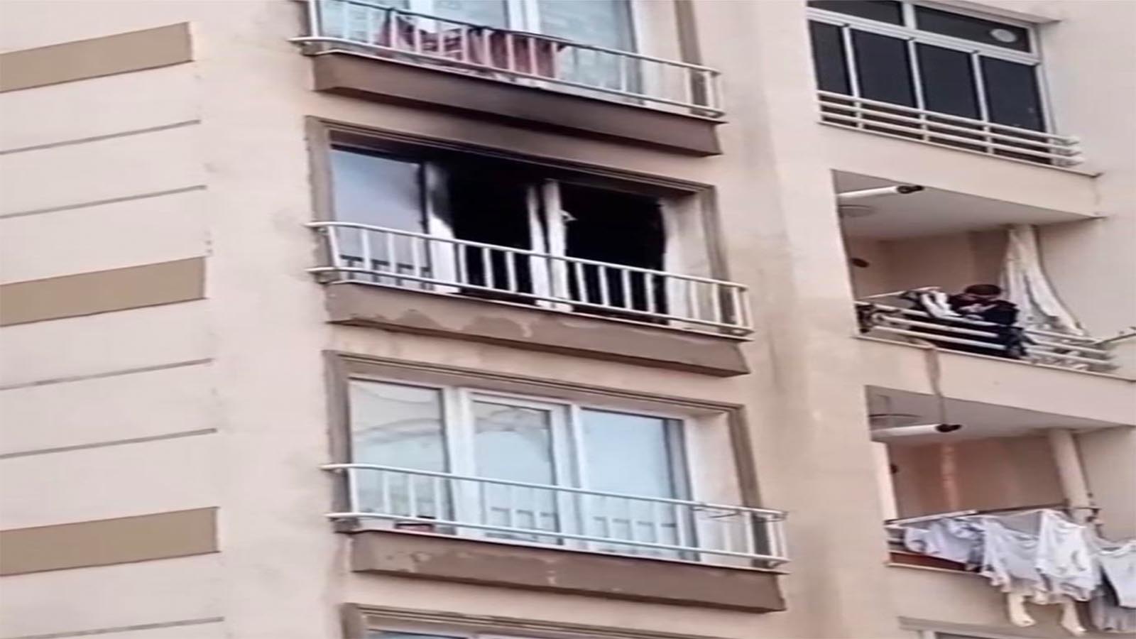 Bursa'da elektrik kontağından çıkan yangın can pazarına neden oldu! 