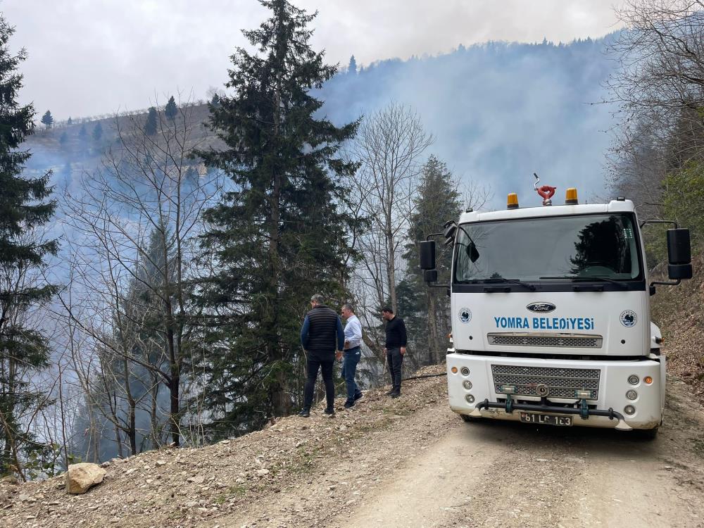 Trabzon'da orman yangını: İtfaiye ekipleri çalışma başlattı