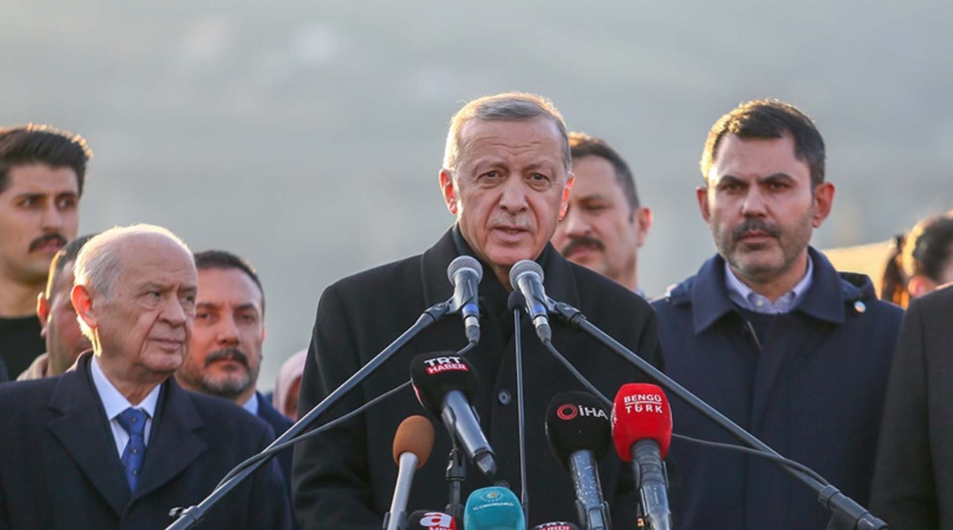 Cumhurbaşkanı Erdoğan deprem bölgesi Hatay'da konuştu!