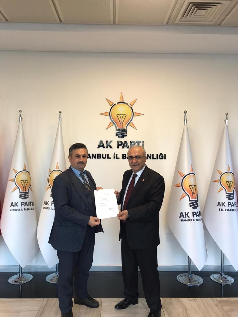 Hüseyin Özmen milletvekilliği Aday Adlığı müracaatını yaptı