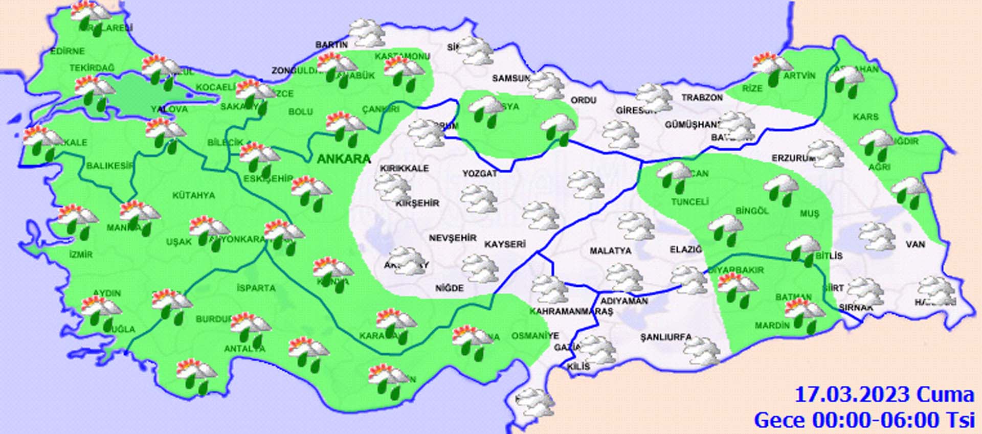 Bugün hava durumu nasıl olacak? Yağışlar ülkenin çoğu yerinde etkisini gösterecek!