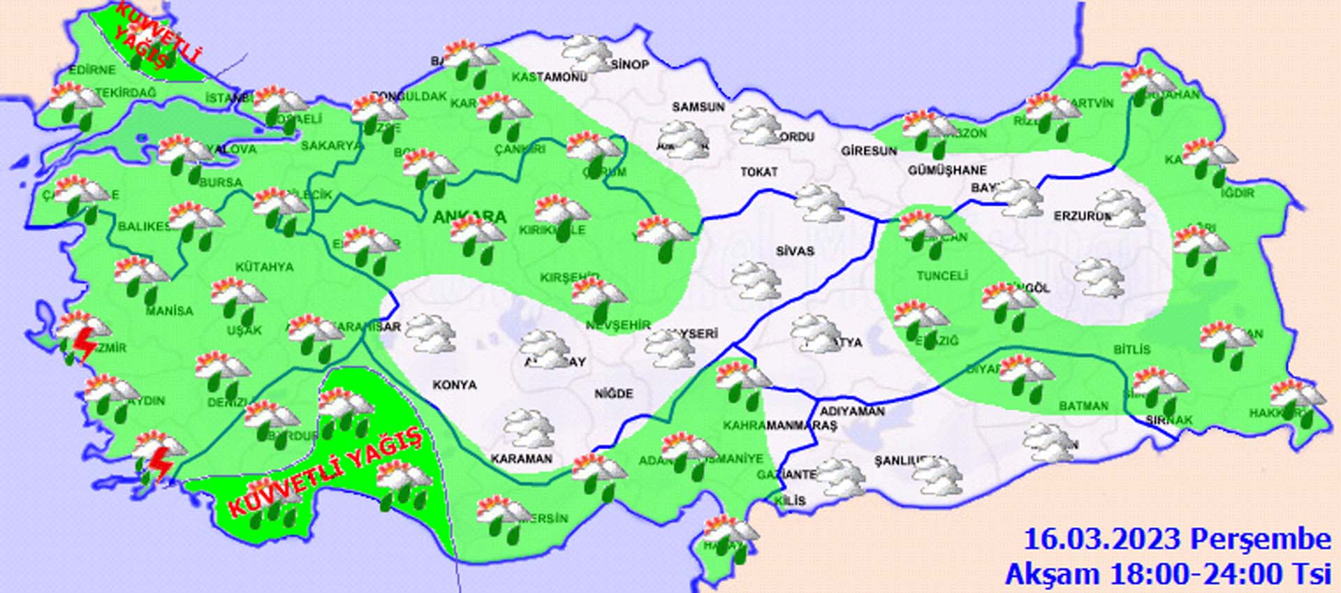 Bugün hava durumu nasıl olacak? Yağışlar ülkenin çoğu yerinde etkisini gösterecek!