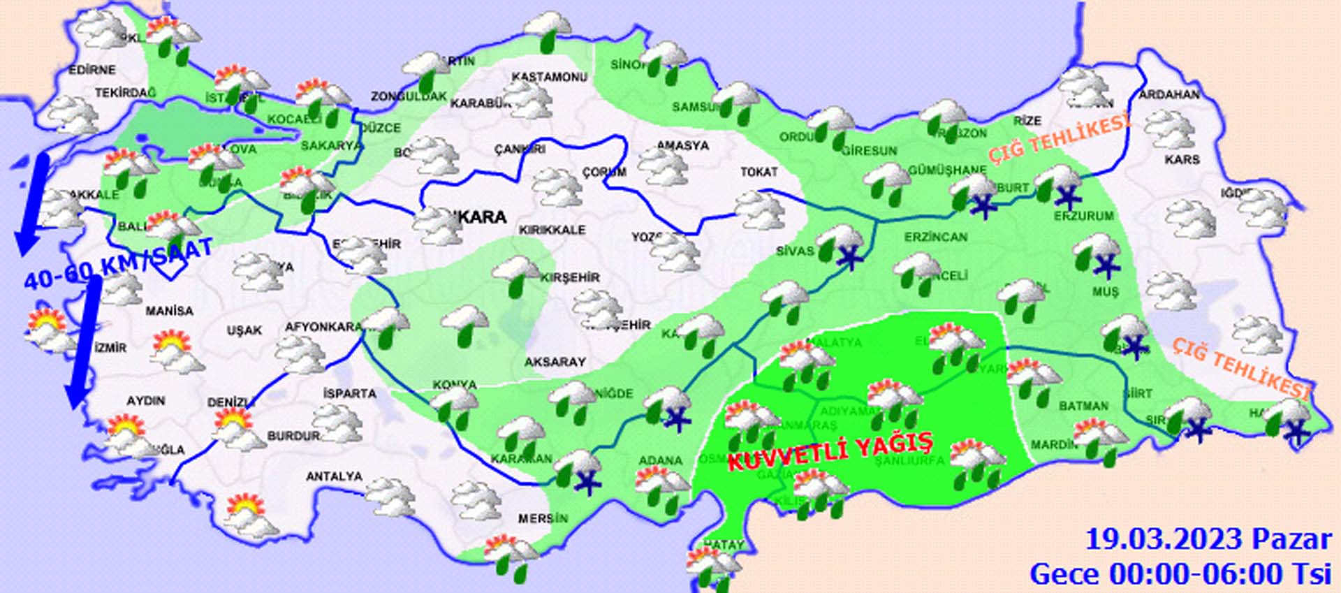 O illeri kuvvetli yağış vuracak! Meteoroloji açıkladı
