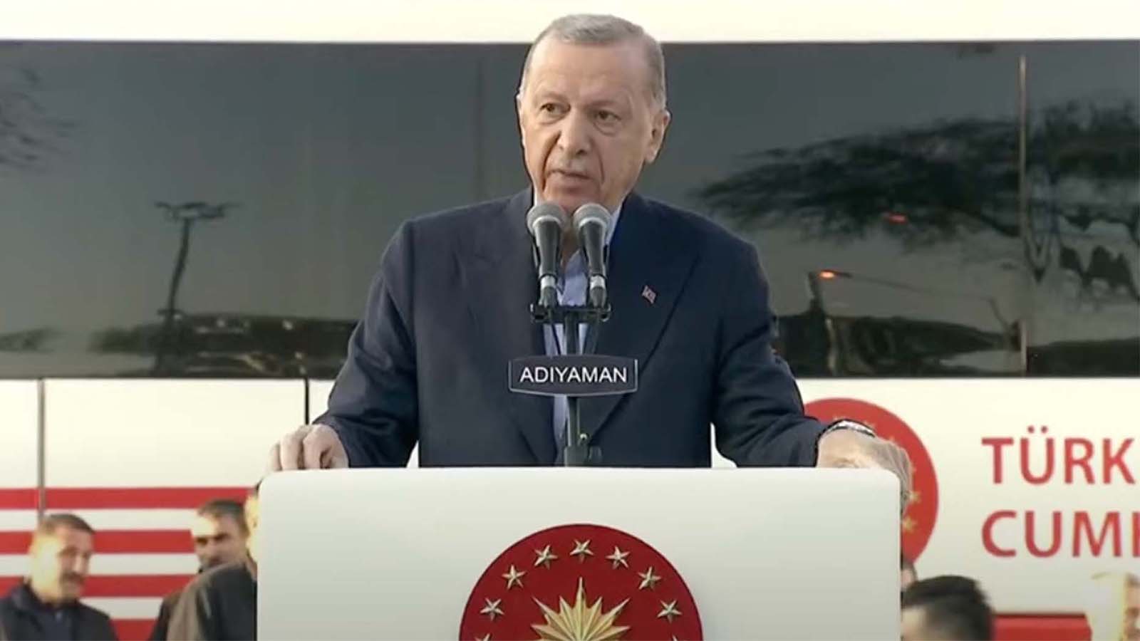 Cumhurbaşkanı Erdoğan yeni afet konutlarının temel atma töreninde konuşutu!
